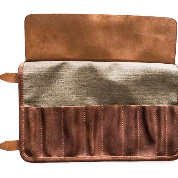 Crave tool-roll brown canvas